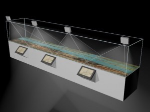 Dispositif intéractif in-situ maquette de Nantes en 1900